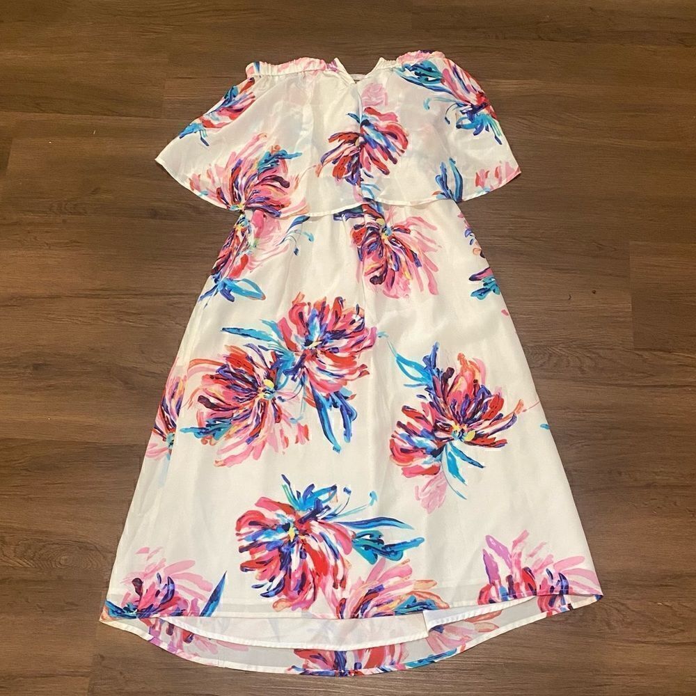 NEW ATHROPOLOGIE Floral Strapless Dress